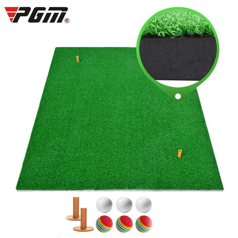 

Send 6 Balls! PGM Professional Indoor Golf Putter Pads Trainer Outdoor Practice Mat Grass Rug Green Sports Blanket Lawn Carpe