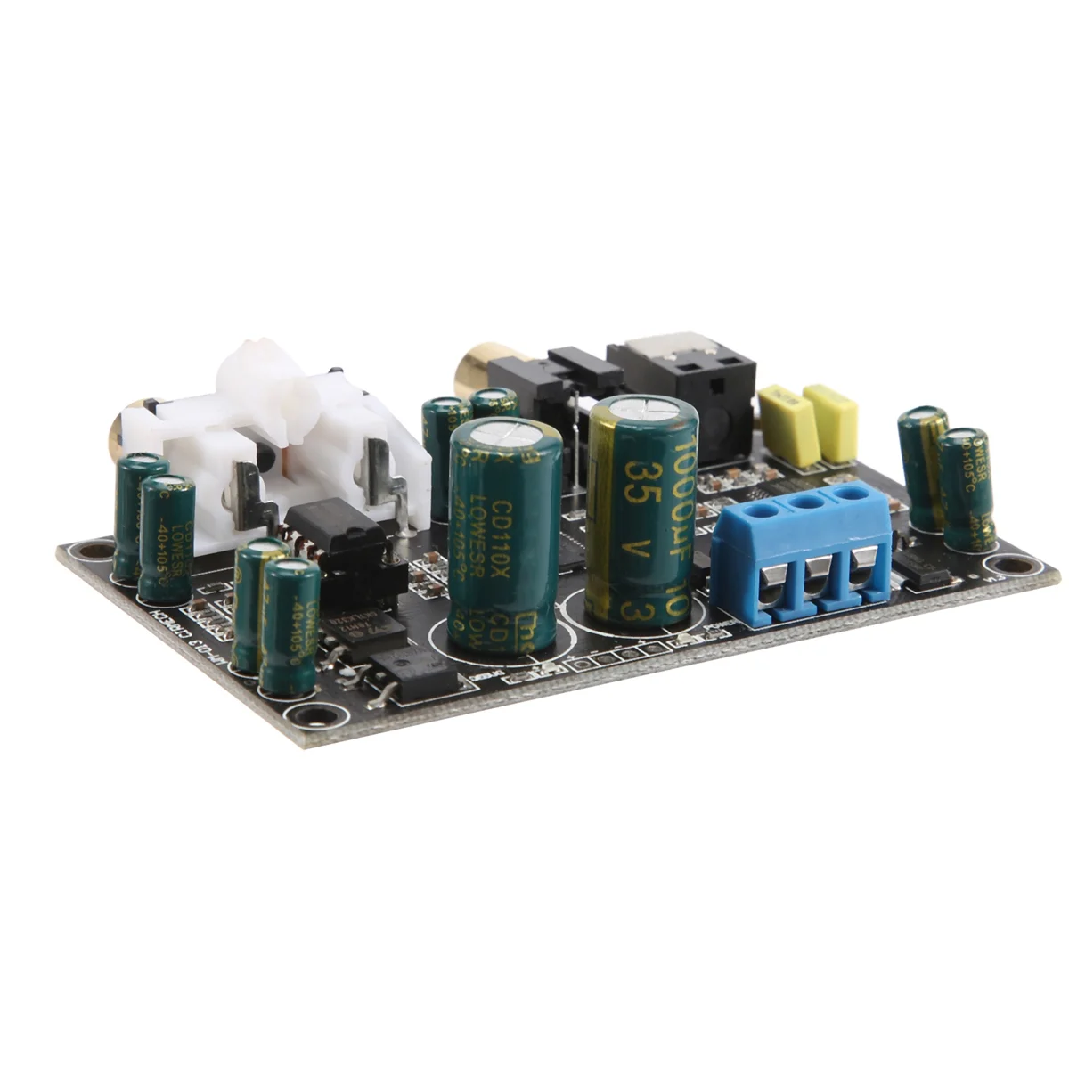 Placa decodificadora DAC, interfaz Digital CS4398 CS8416, 24 bits, 192K, SPDIF, fibra óptica Coaxial a AUX para amplificador de TV