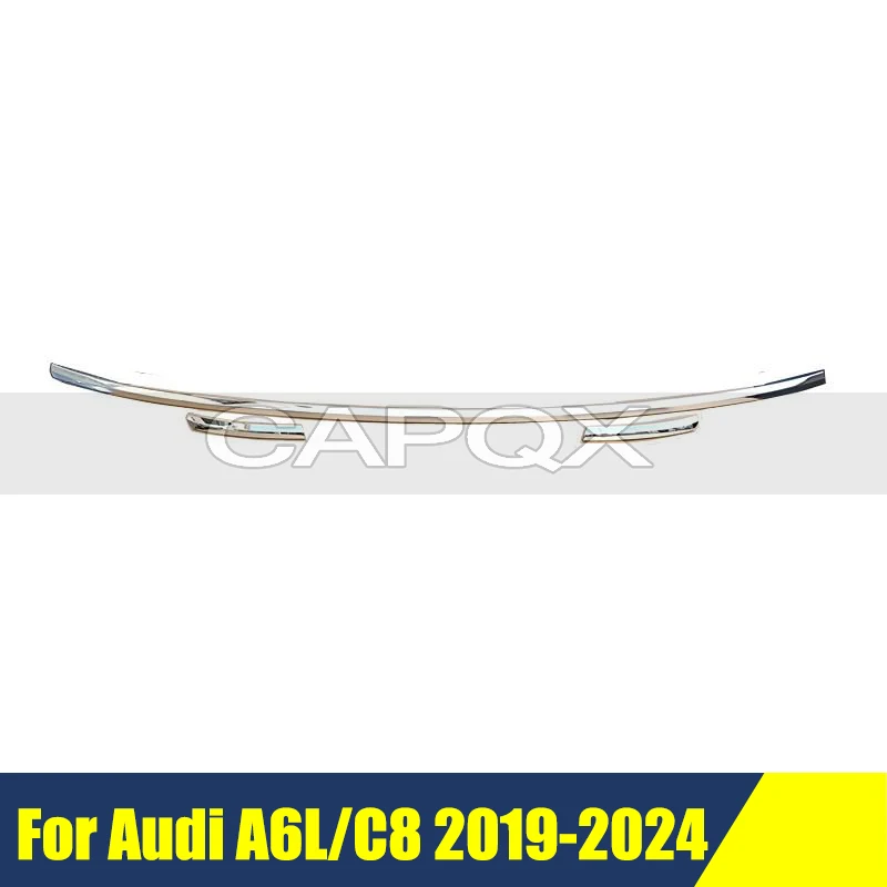 

Electroplate Through Tail Lamp Running Lights Strip For Audi A6L/C8 2019-2024 Turn Signal Through Rear Bumper Taillight Chrome
