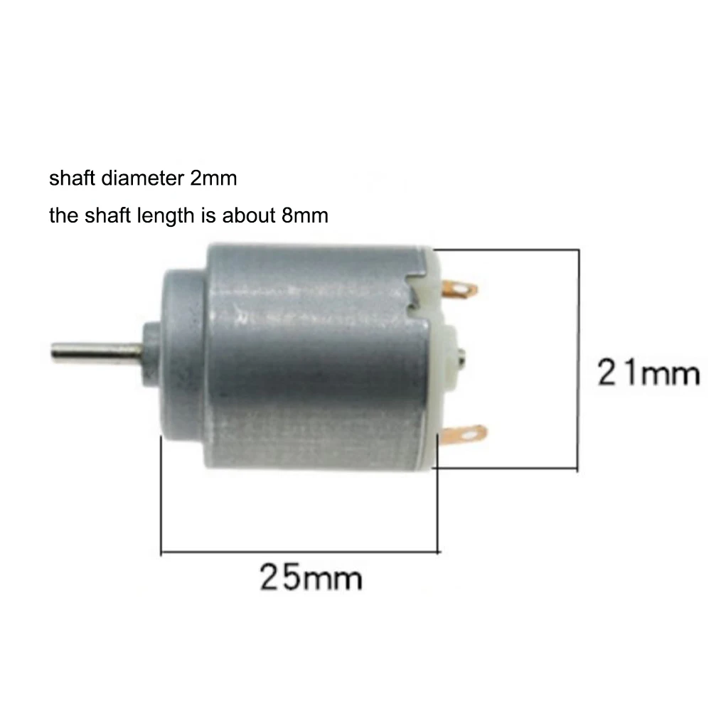 5PCS DIY Science Experiment Motor R140 Motor 14000RPM High Speed 1.5 To 6V Strong Magnetic Motor Model Making