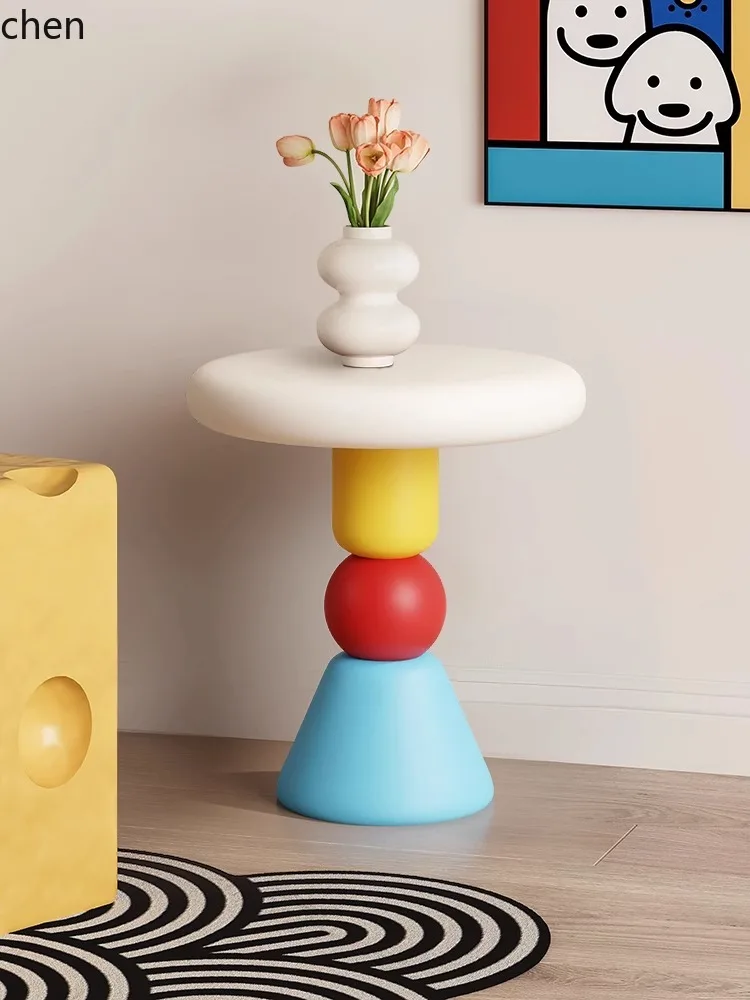 ZMLsmall table living room removable side  coffee table sofa side  cabinet rack