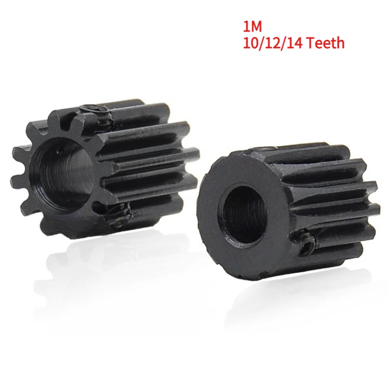 

Step Gear 1M 45# Steel Metal Motor Cam Gear Spur Gears 10/12/14 Teeth Bore 4/5/6/6.35/7mm