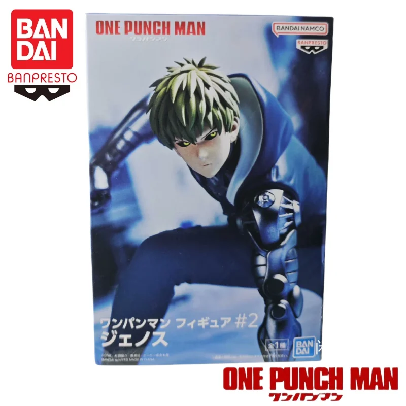 

In Stock Bandai Original Banpresto One Punch Man Genos Action Figure Model Doll Brand New Boxed Anime Characters Model Garage