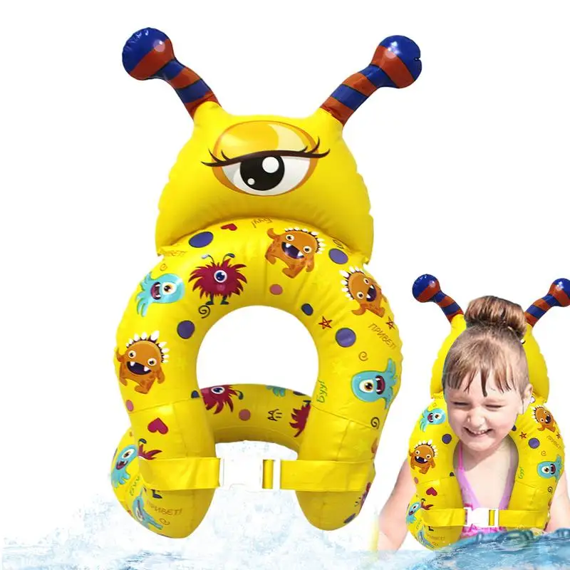 

Милый жилет для плавания для детей Поплавки для детей Поплавки для бассейна для детей с двойной подушкой безопасности и регулируемой защитной пряжкой