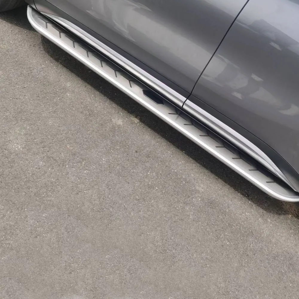 2 قطعة يناسب تويوتا جراند هايلاندر 2024 2025 2026 باب ثابت الجانب خطوة الألومنيوم تشغيل مجلس دواسة خطوة بار السكك الحديدية مجلس