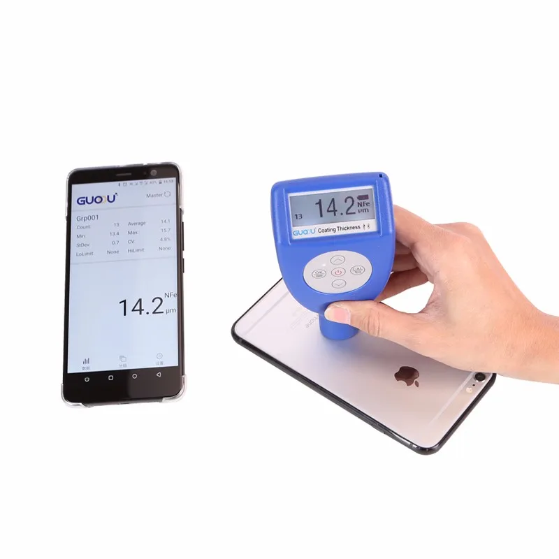 Digital Auto auto Farbe Dicke Meter Film Dicke Tester Beschichtung Dicke Gauge