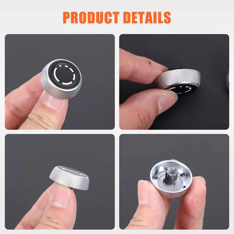 x2 Audio Volume Radio Knob Cover CD Multi-Media Control Switch Button For Porsche Cayenne Panamera Macan 718 911 Boxster Cayman - view 5