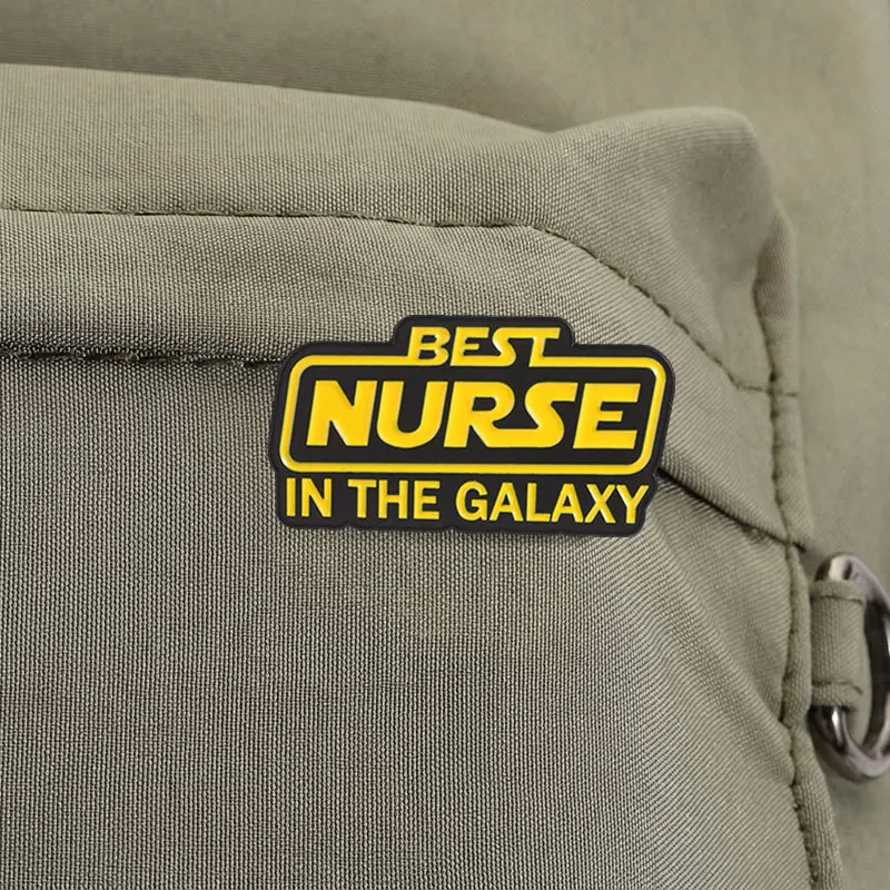 Movie Doctor Greys Best Nurse In The Galaxy Pins Brooch You Are My Person Slogan Enamel Lapel Pin Accessory Cosplay Corsage Prop