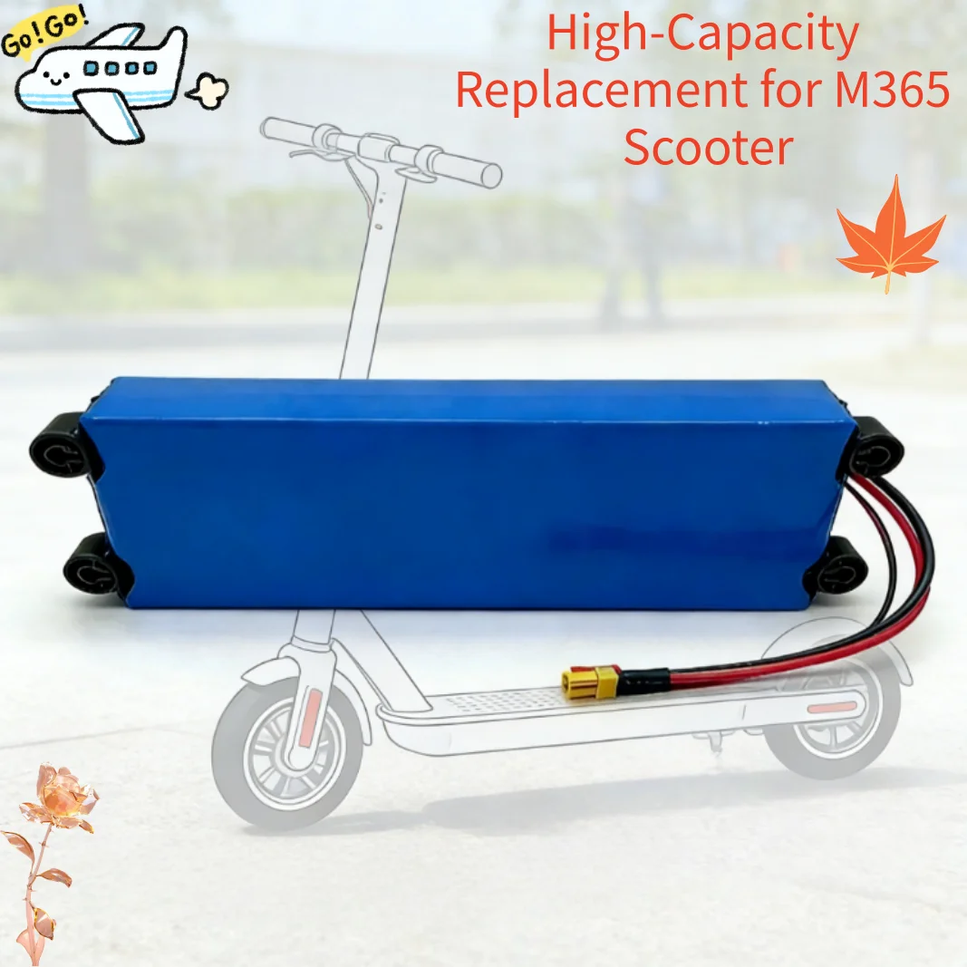 Aleaivy 36V 10Ah 10S3P Lithium Battery Pack – High-Capacity Replacement for M365 Scooter Fits 150w~750w Vehicle Durable Reliable