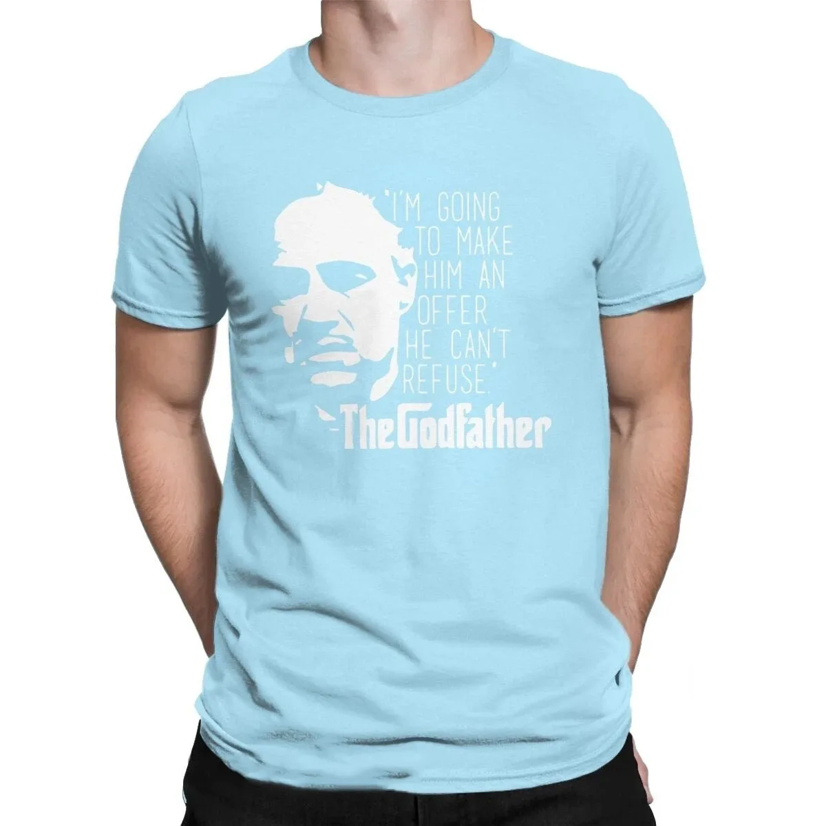 Summer The Godfather Print Cotton T-Shirts Streetwear New Men Women Fashion Short Sleeve T Shirt Harajuku Man Tees Tops Clothing