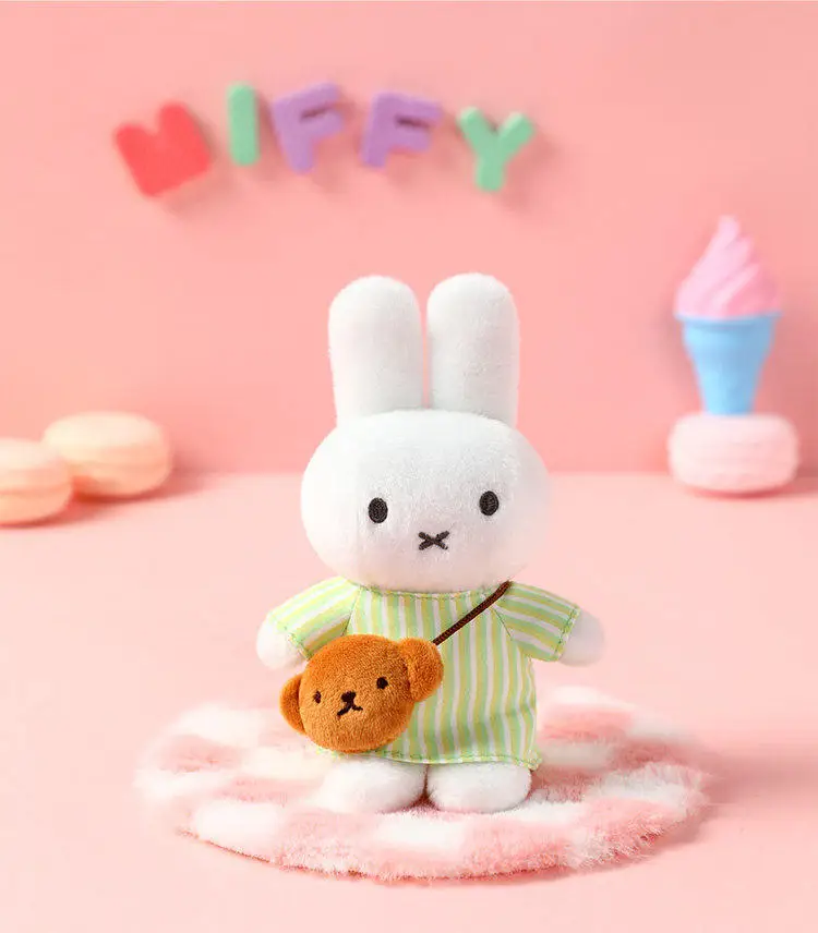 Nieuwe originele Miffy Rabbit reisserie hanger, trendy pop, blind box, rugzakdecoratie, bureaucollectie, speelgoed, verjaardagscadeaus