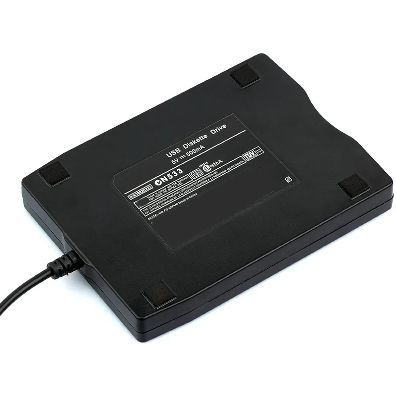 Unidade de disquete USB Unidade de disquete externa USB de 3,5 polegadas portátil 1,44 MB FDD Plugue de unidade USB e para PC XP