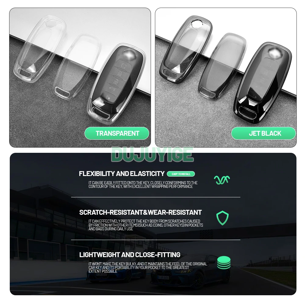 Clear TPU Car Key Case For Nissan Patrol Y63 2025-2026 Key Fob Cover Protector Shell Auto Accessories