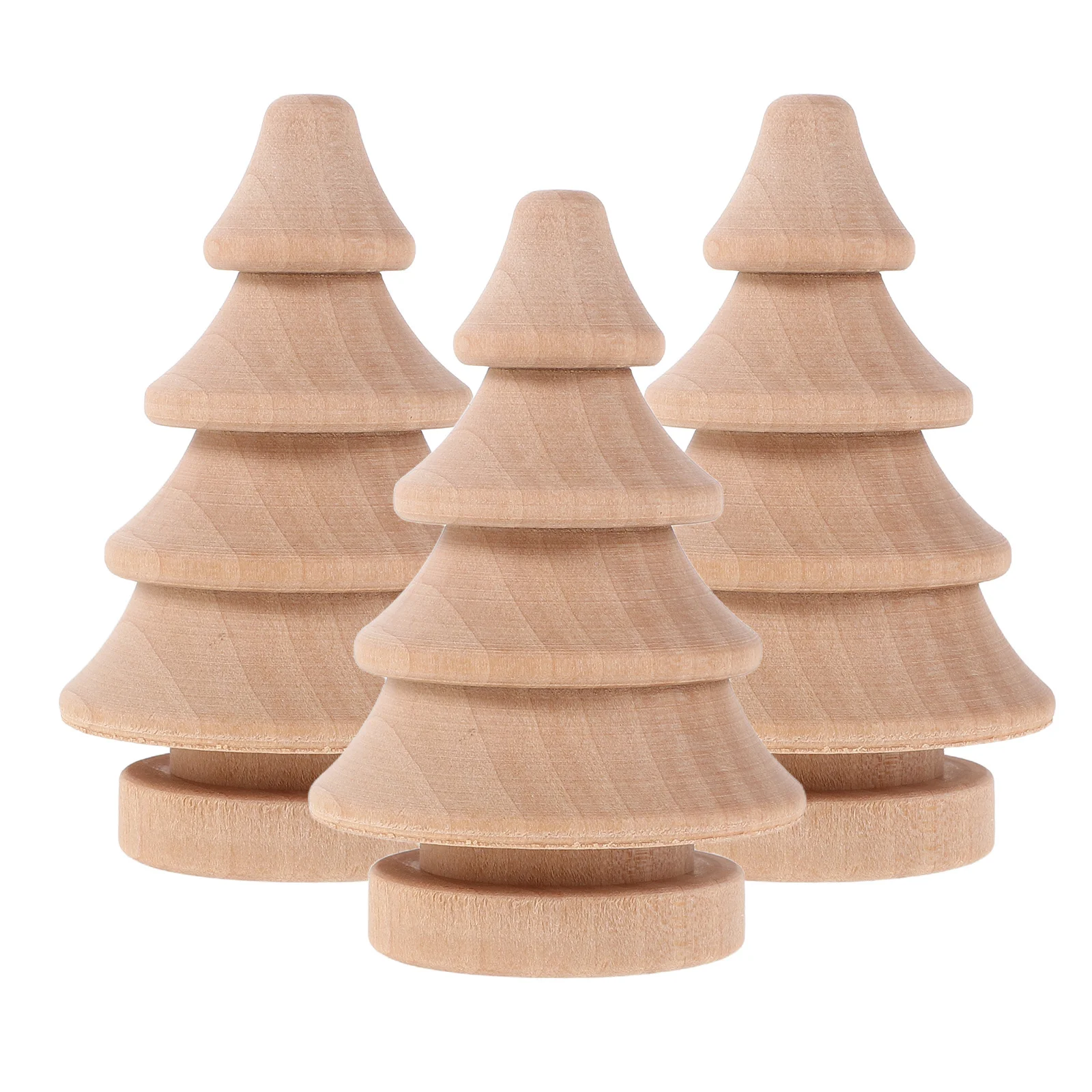 

3 шт., незаконченная деревянная рождественская елка, деревенский рождественский стол, центральная часть, сделай сам, ремесло, праздничное украшение для фермерского дома, камин