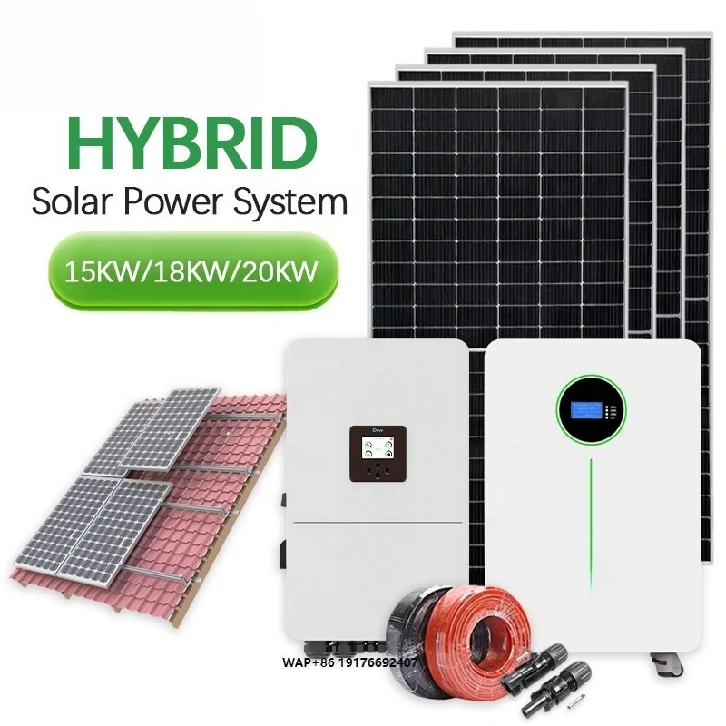 15KW 18KW 20KW Solar Power System Complete Energy Hybrid Set Solar Panel Generator House Home Deye Hybrid Solar System