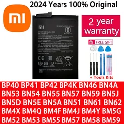 Battery For Xiaomi Mi Redmi Note Poco CC9 K20 F2 F3 K30 M3 X3 M4 K40 X4 X5 7 8 8A 8T 9 9T 10 10S 10T 11 11T 11S 12 12T Lite Pro