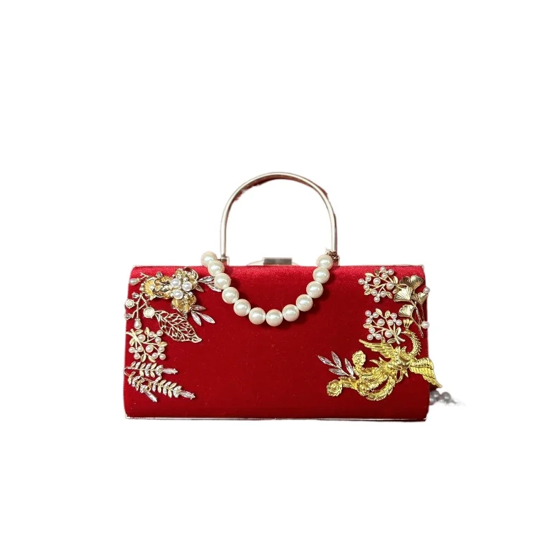 dinner-bag-red-velvet-banquet-diamond-cheongsam-retro-chinese-bride-wedding-gold-bag