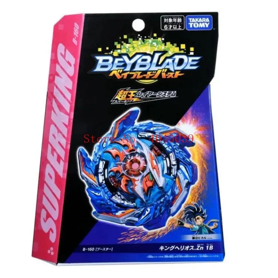 Original Takara Tomy Beyblade Burst B-160 Booster King Helios .Zn 1B