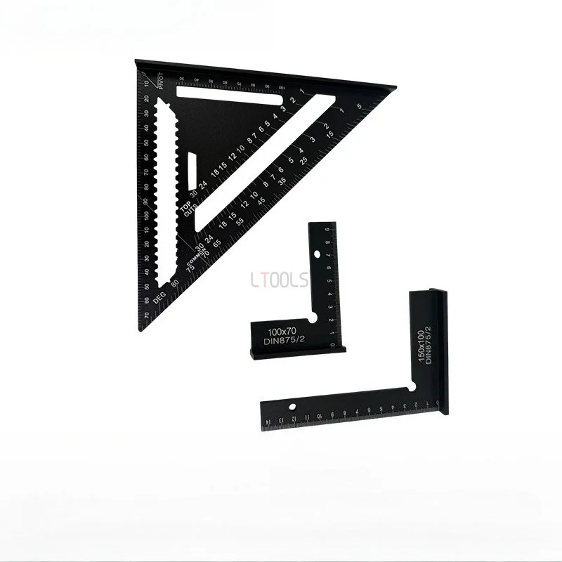 triangle-ruler-carpenter-measuring-layout-tool-metric-alloy-metal-triangle-ruler-protractor-woodworking-right-angle-ruler-tools