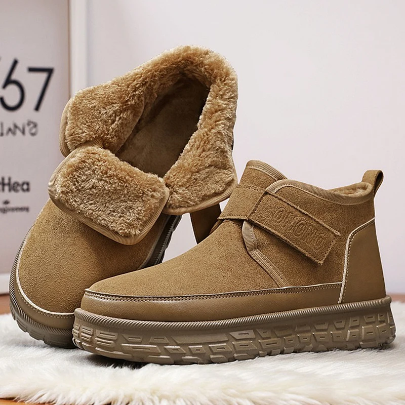 

Winter Snow Boots Non Slip Casual Running Sneakers Barefoot Shoes Waterproof High Top for Travel Climbing Hiking zapatos Hombre