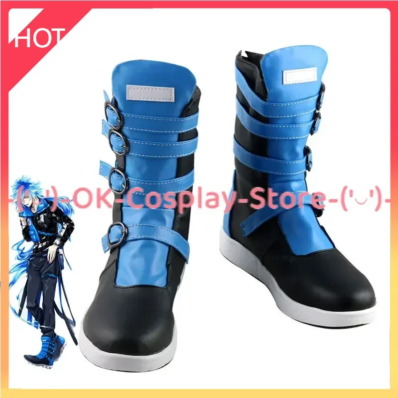 

[Сделано на заказ] Idia, обувь для косплея, игра Twisted Wonderland, реквизит для косплея, обувь из искусственной кожи, карнавальные ботинки на Хэллоуин