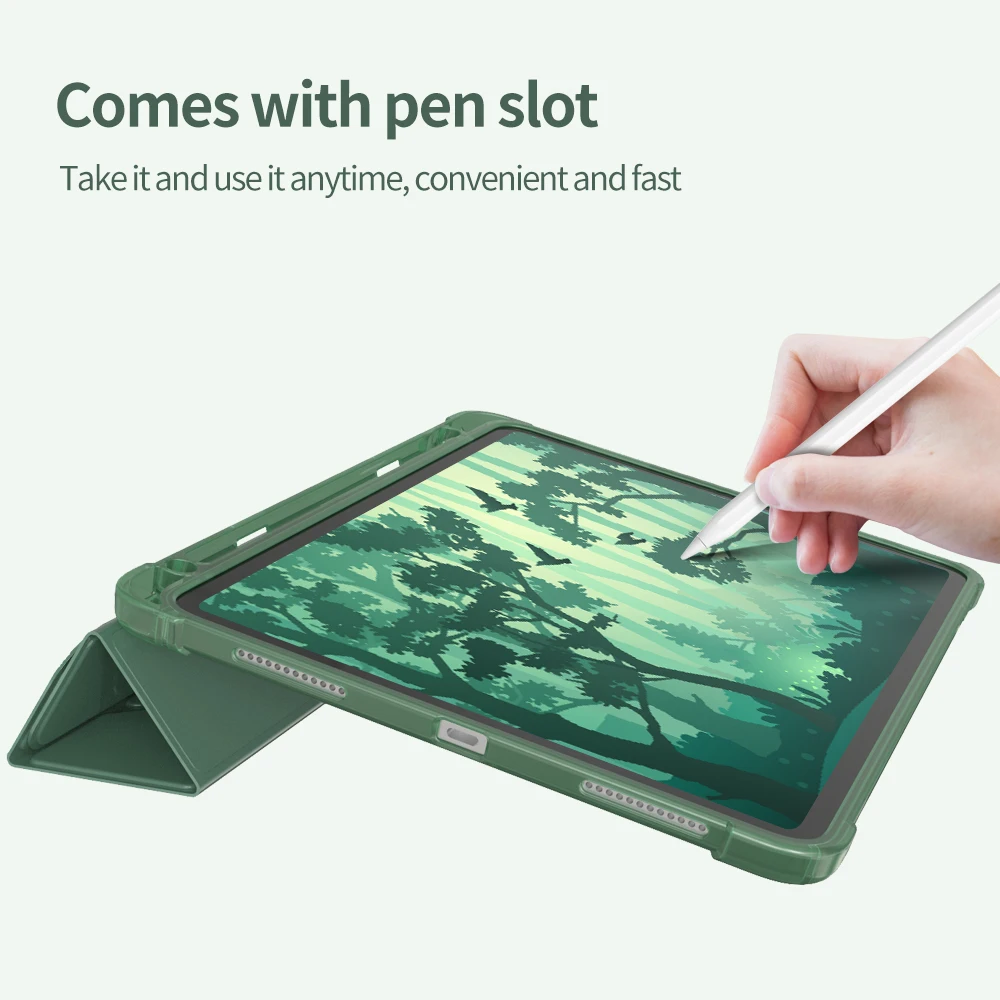 Tablet Coque For iPad 10 2022 Case 10 9 inch Magnetic Stand Flip Cover For iPad 10th Generation Case with Pencil Holder