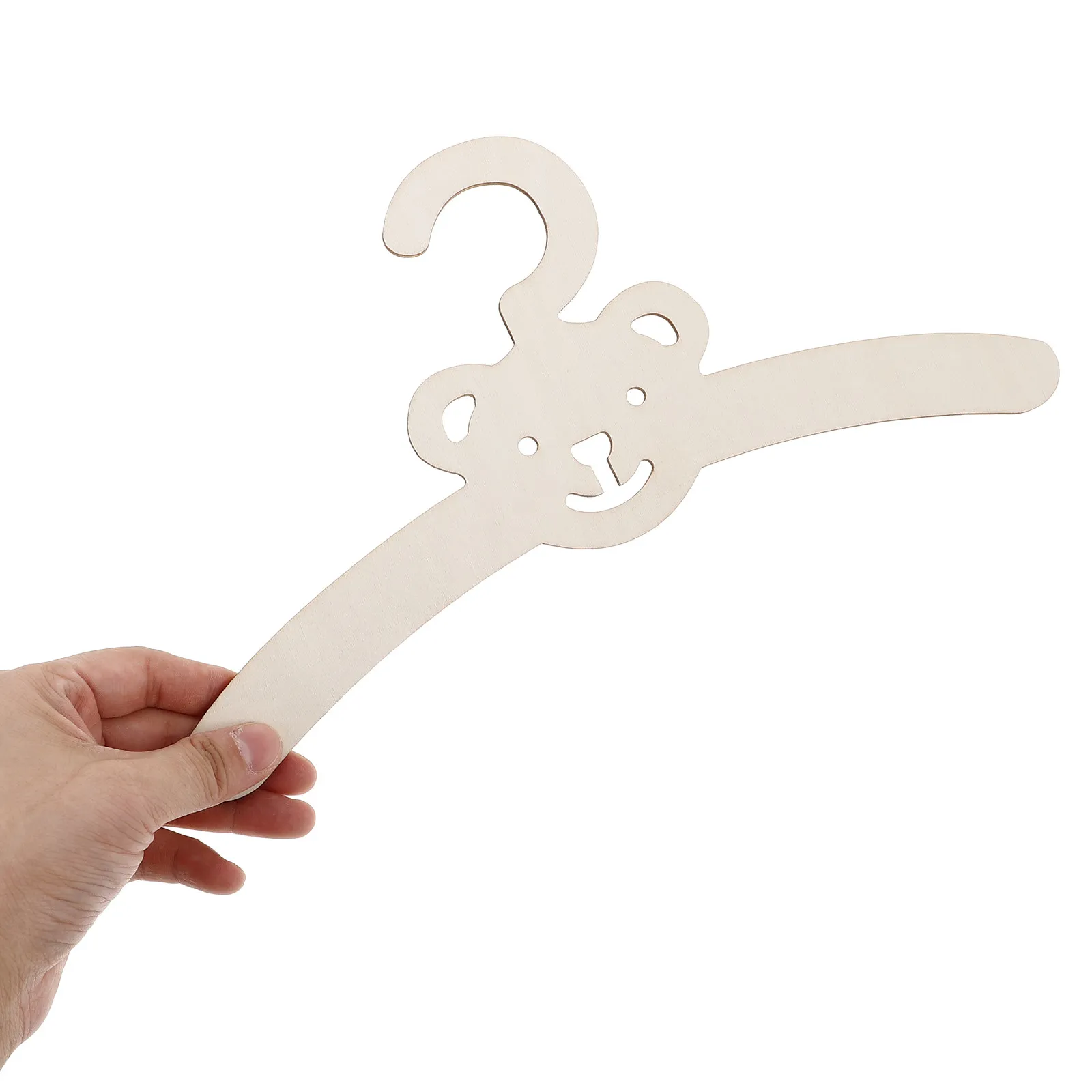 5Pcs Wooden Hangers Non Slip Clothes Rack Adjustable Small Hangers for Closet Organizers - view 4