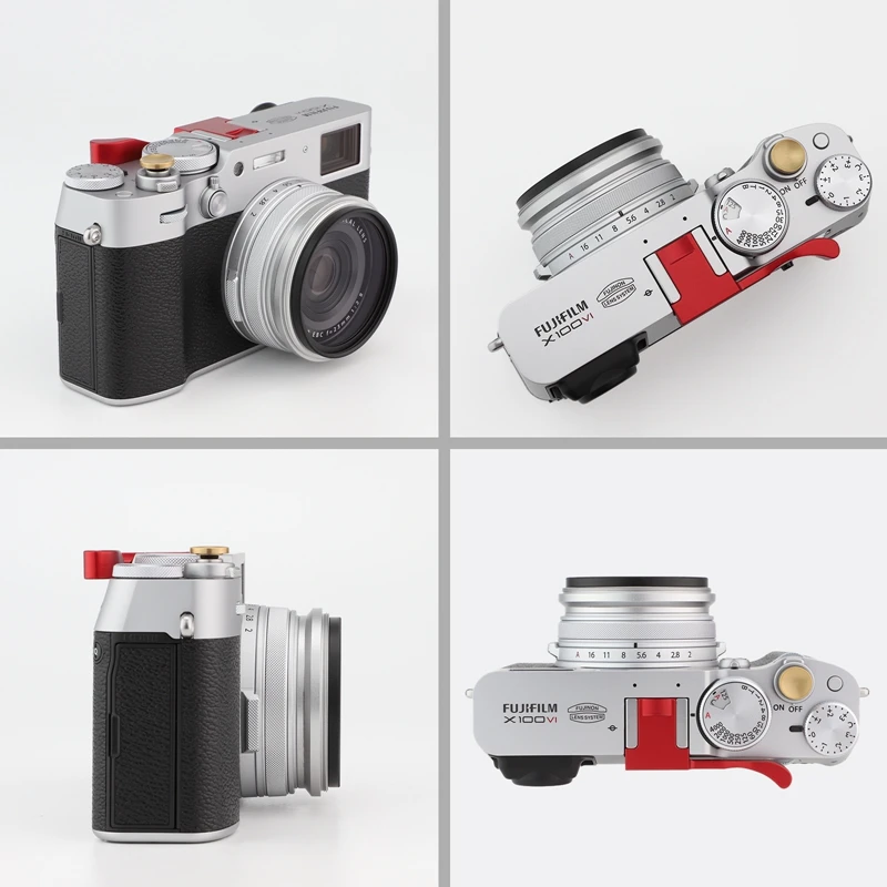 Haoge Lens Filter Adapter Ring Voor Fujifilm X100V 49Mm Uv Cpl Nd AR-X100 Zilver