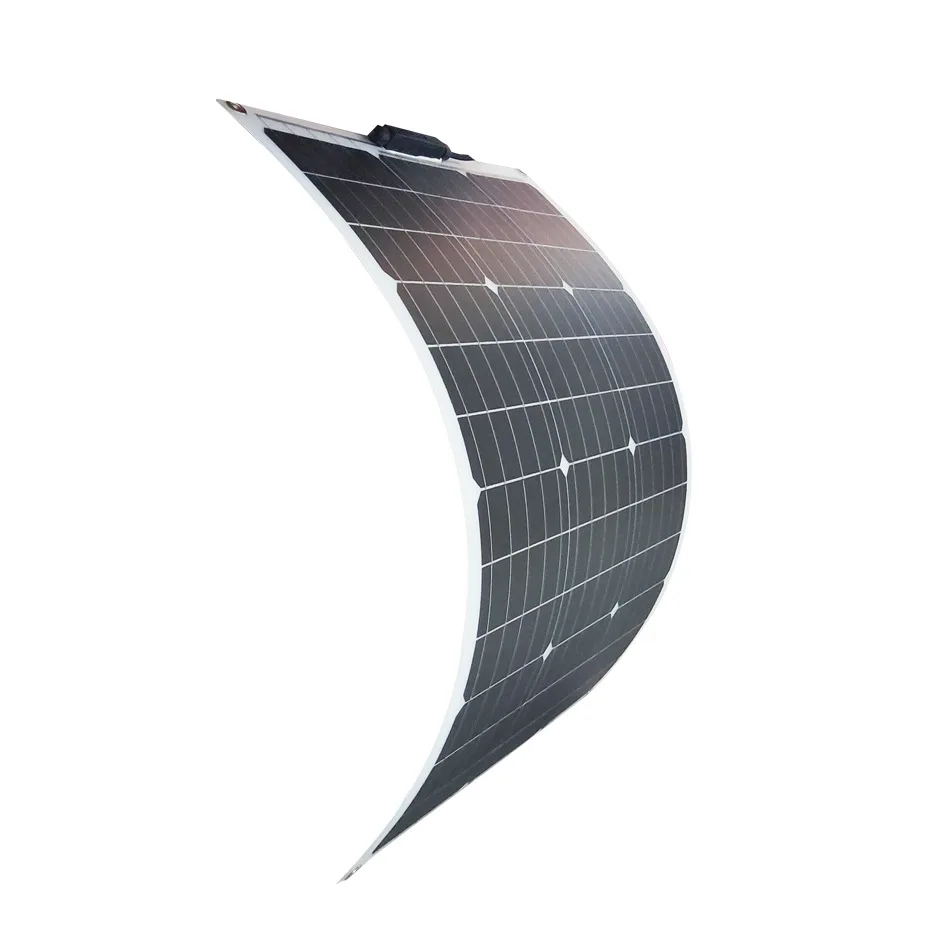 

50W Solar Panel Flexible PET MONO 50W 100W Kit With Controller and Connector Cables 18V PV Panels Flexible