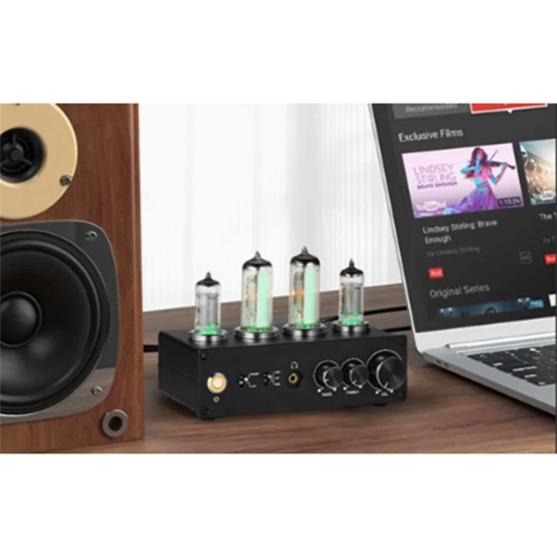 A33T-T9 Mini 6E2 مللي متر/MC فونو المرحلة الدوار Preamp Hifi ستيريو الصوت فراغ أنبوب المضخم Dekstop سماعة أمبير