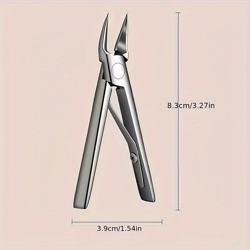 

1 piece Thick Nail Professional Nail Clipper with Stainless Steel Body for Nail Care and Removing Ingrown Nails