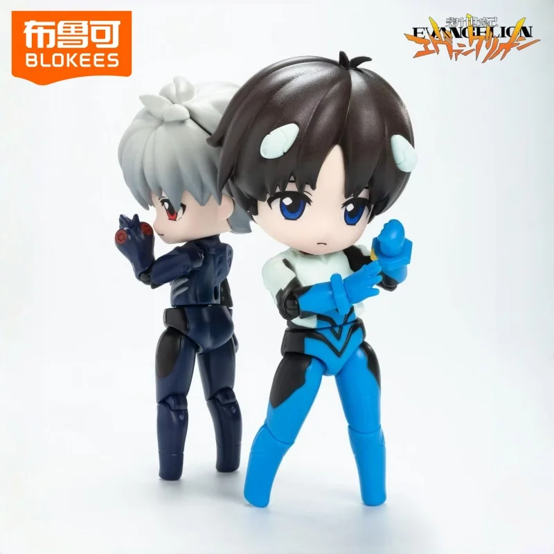 BLOKEES NEON GENESIS EVANGELION Building Blocks Miraculously Connect EVA Assembled Toy Model Desktop Ornaments Holiday Gifts view 2