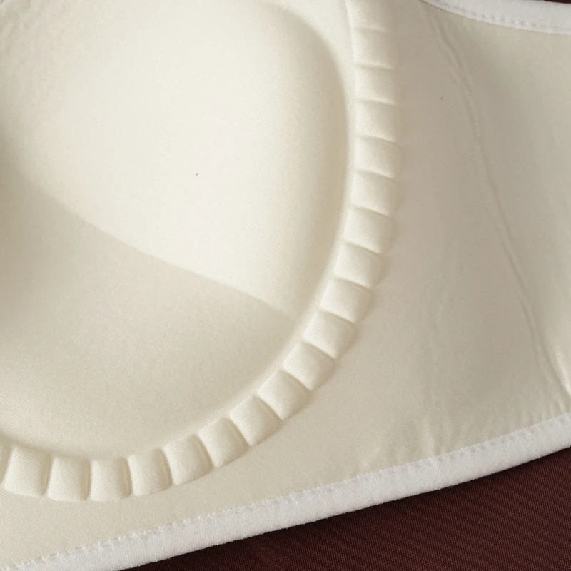 Vrouwen verzamelen dikke spons cup bh push-up zachte katoenen bh A/B cup geen stalen ondergoed draadloze bralette