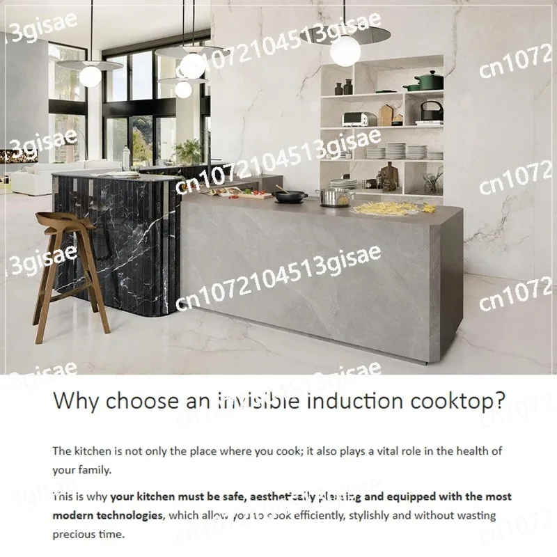 Hob Cooktop Stove Cooker Under Granite Marble  Invisible Built in Induction Countertop Hidden 4 Burner Hob Separated Control