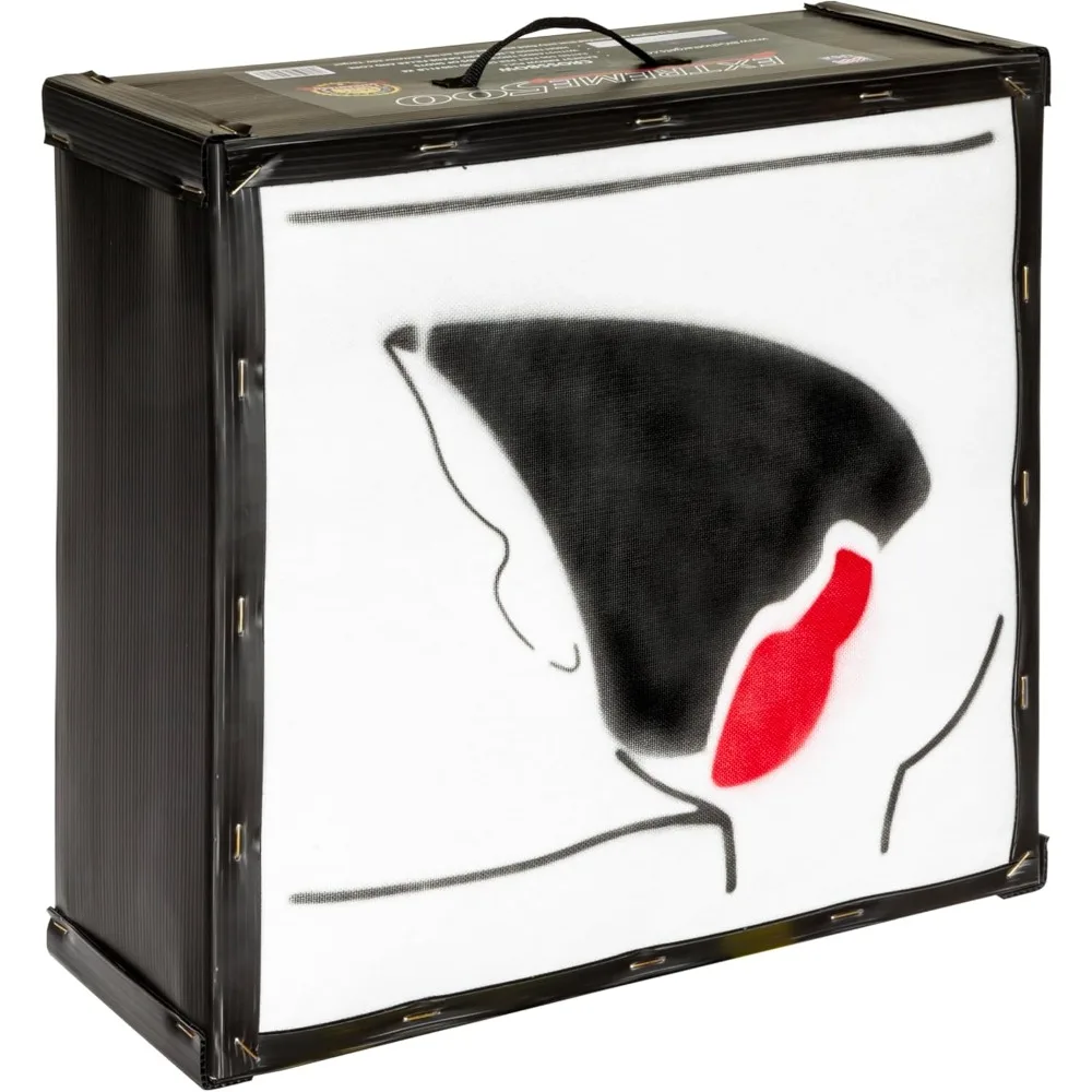 هدف الرجل الحديدي المتطرف بقوة 500 إطارًا في الثانية، أبيض، 24 بوصة للقوس والنشاب والمجمع