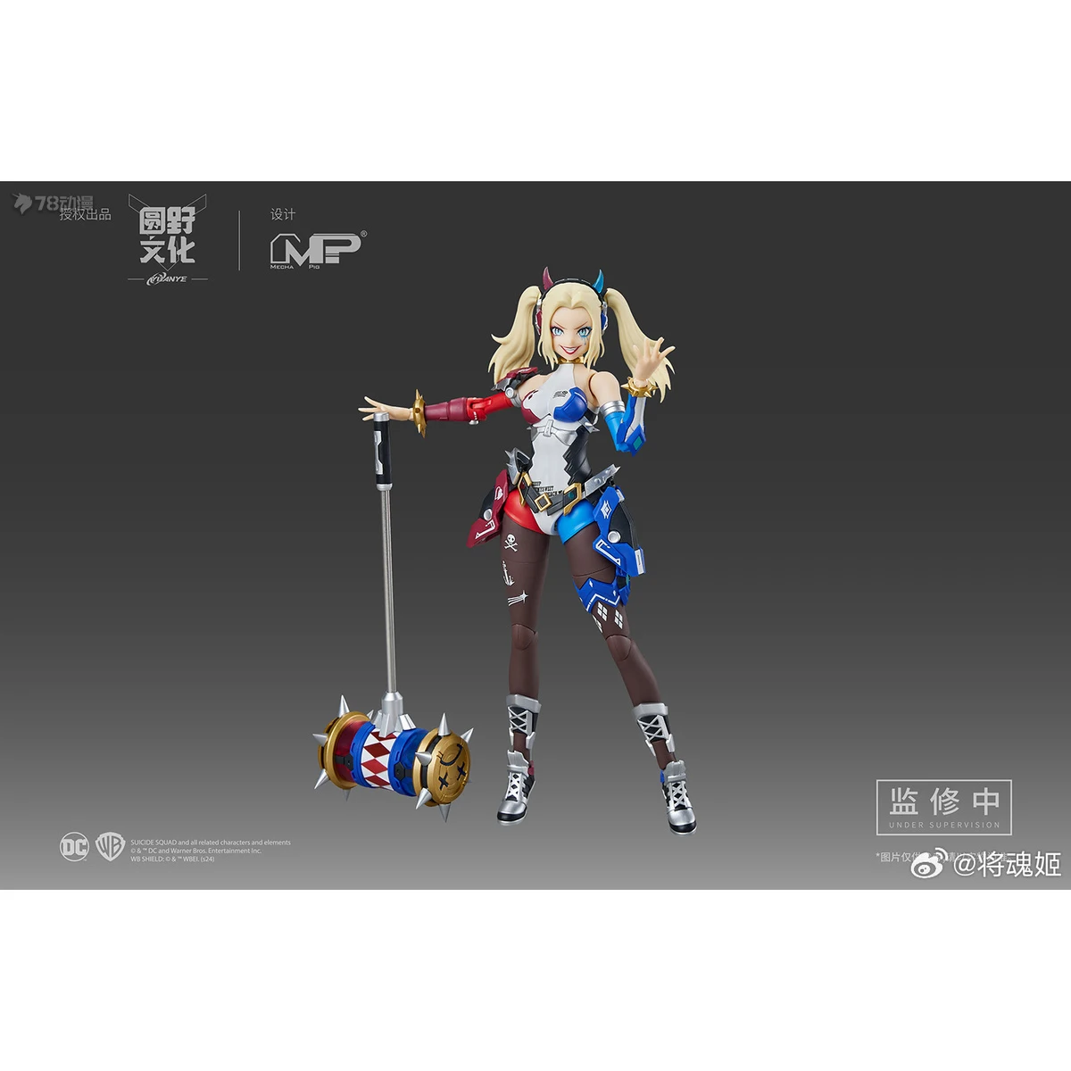 OriginalASSEMBLE SOUL QUEEN DC HARLEY QUINN  Anime Action Figure Assembly Model Toys Collectible Model Ornaments Gifts For Child