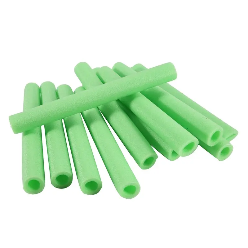 A07T-12 Piece Trampoline Pole Foam Sleeves, Trampoline Pole Sleeves Sponge Trampoline Protective Sleeves Foam Tubing Green