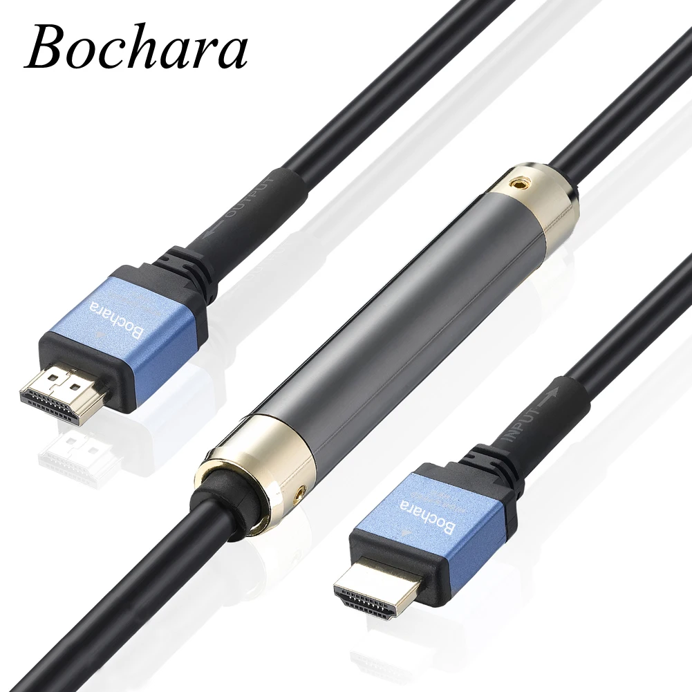 Bochara Gold Plated 4K x 2K HDTV-Compatible Cable Built-in IC Chipset V2.0 Support Video 4K 2160p HD 2K 1080p 3D Ethernet