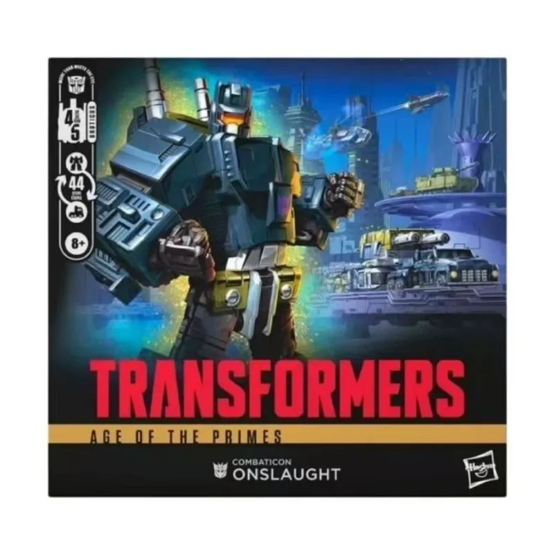 Op voorraad Hasbro Transformers Toys Age Of The Primes Class C Onslaught Model Robot Collection Action Figures Speelgoedcadeaus Hobby