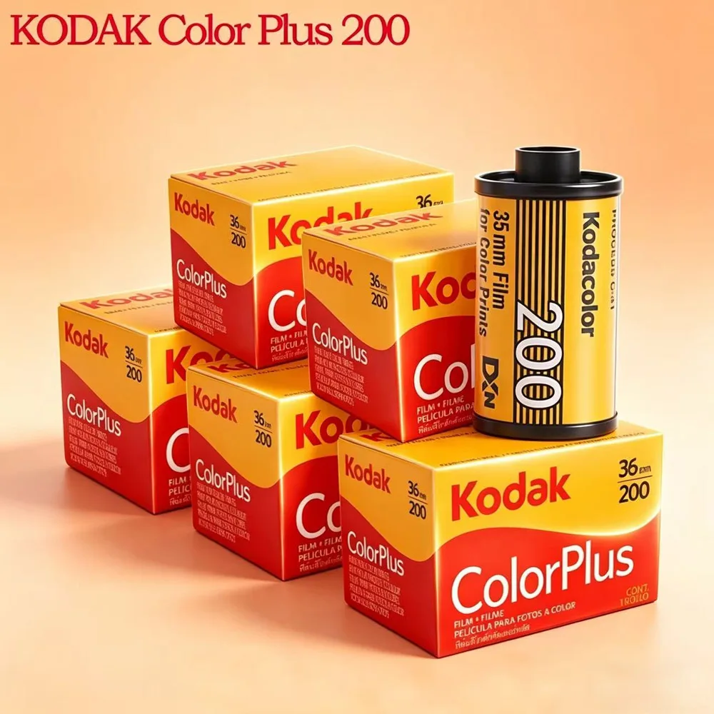 36 exposiciones por rollo Kodak ColorPlus 200 Películas a color de 35 mm 1-10 rollos para cámaras de película Kodak H35/H35N/M35/M38/F9 Película de 35 mm
