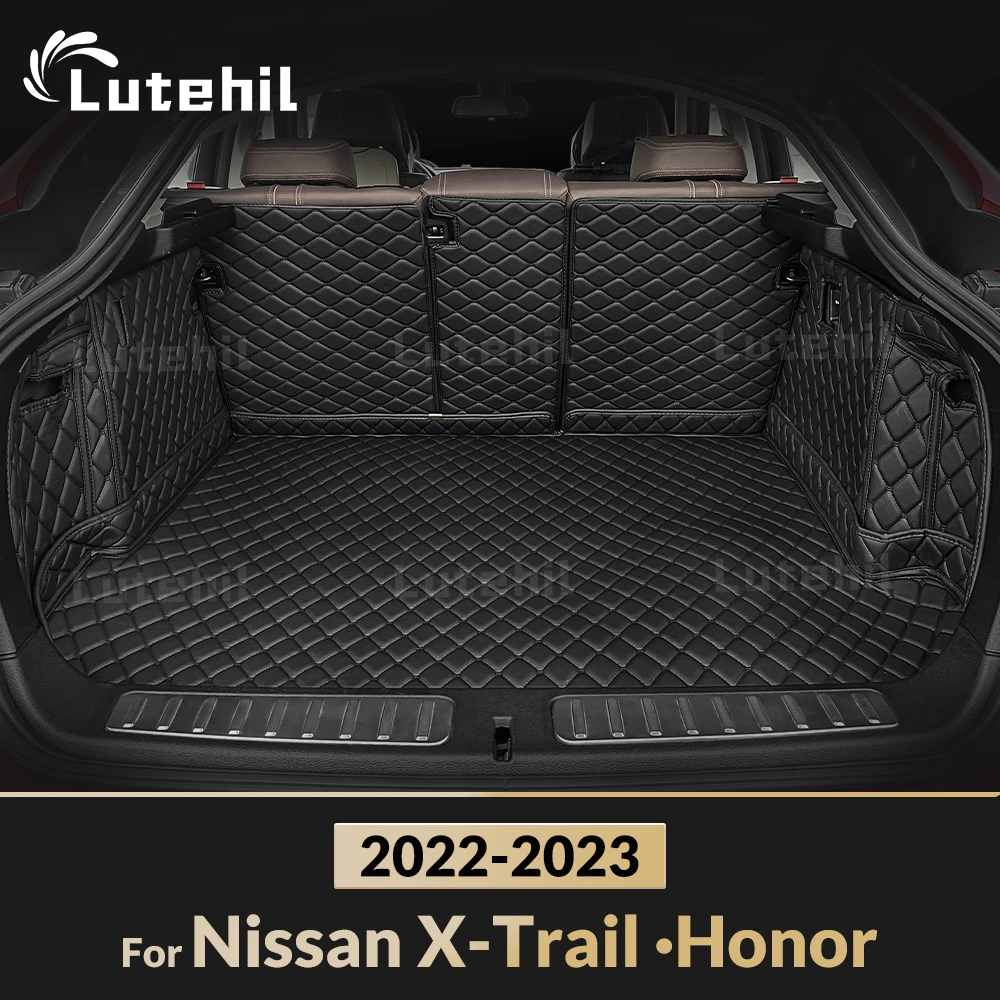 

Для Nissan X-Trail · Honor 2022 2023, авто полное покрытие, коврик в багажник Lutehil, чехол для багажника автомобиля, подкладка для багажника, аксессуары для интерьера