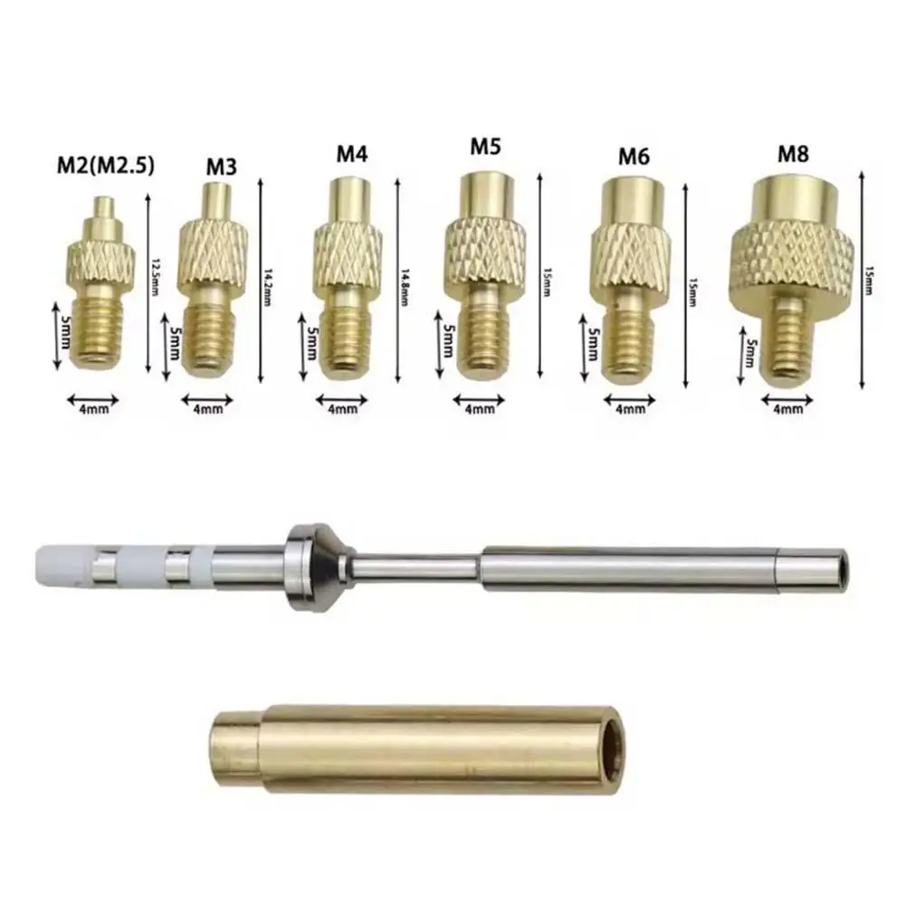 

Soldering Iron Tip Dressing Tool Versatile TS100 Thermal Insert Nut Trimming Tool For Precision 3D Printing Welding Equipment