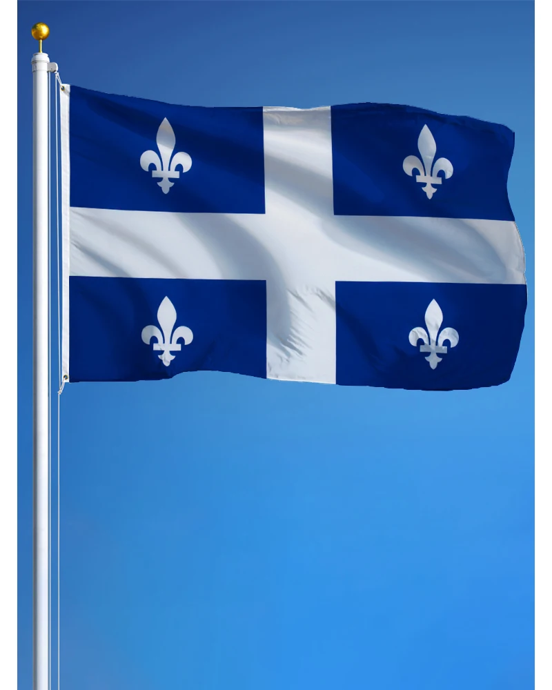 

60x90cm 90x150cm Quebec Flag Banner Tapestry