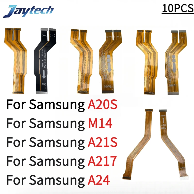 

10 шт. запасные части для гибкого кабеля основной материнской платы для Samsung A10/A10S/M15/A15/A20/A20S/M14/A21S/A217/A24/A25