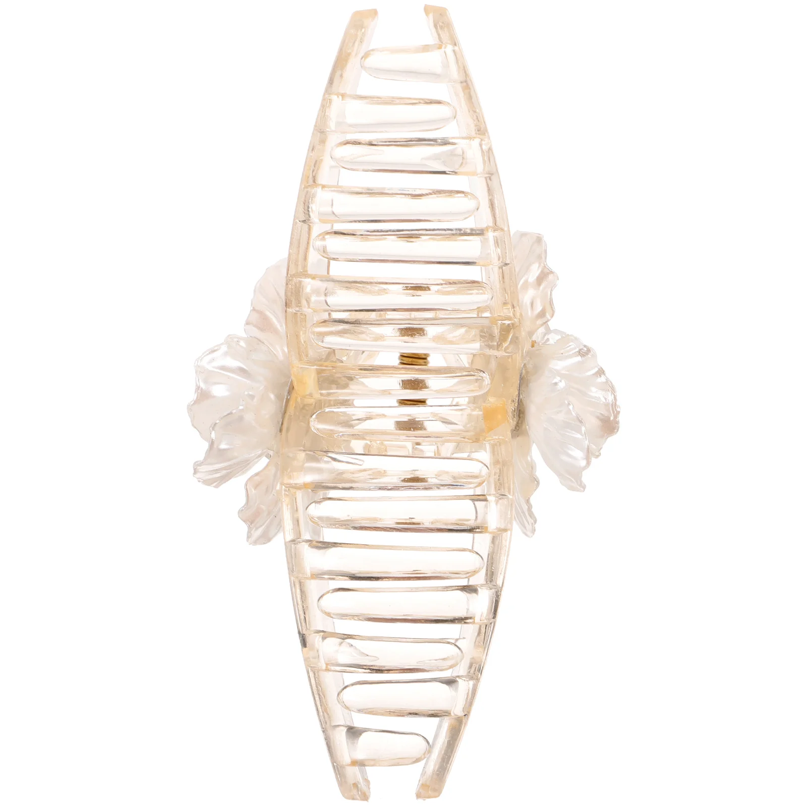 

Crystal Flower Claw Clips Vintage Resin Shower Hairpins Durable Styling Hair Clips Tools Hair Care Accessories