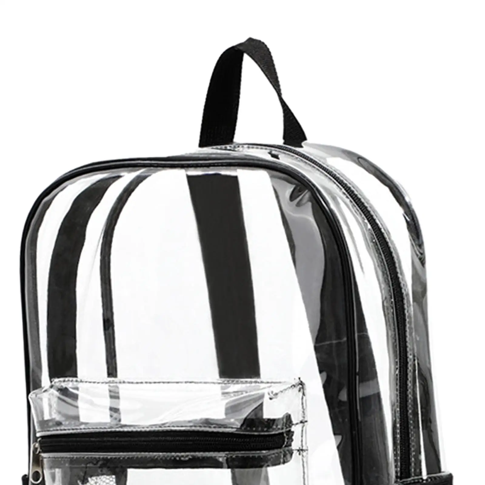 Durchsichtiger PVC-Rucksack, wasserdicht, durchsichtig, Büchertasche für Teenager, Unisex, Studenten