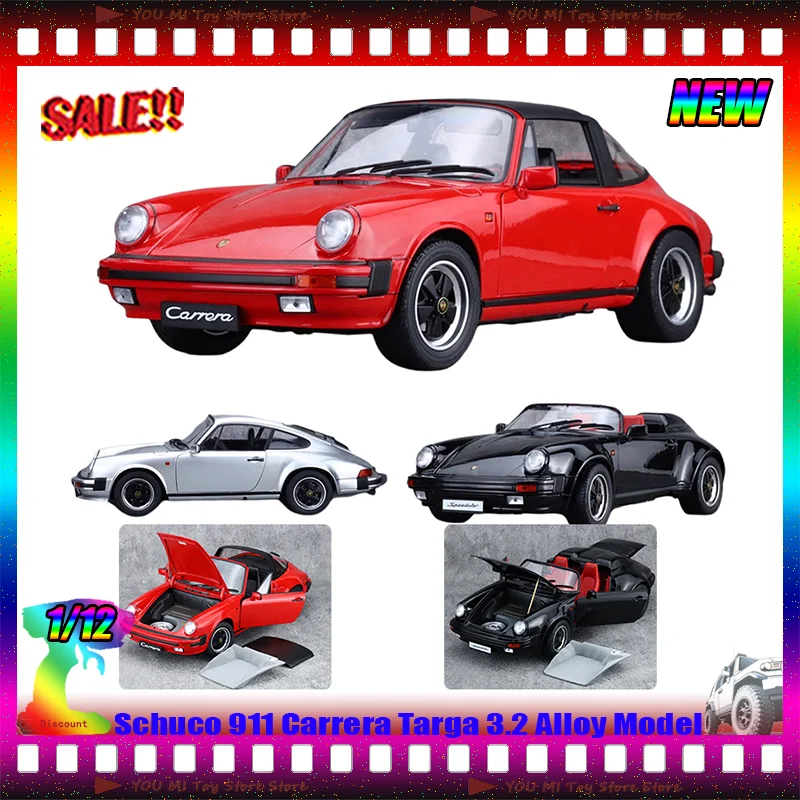 

New In Stock Schuco 1:12 911 Carrera Targa 3.2 Simulation Alloy Miniature Die-Cast Car Model Collection Gift Custom Toys Present