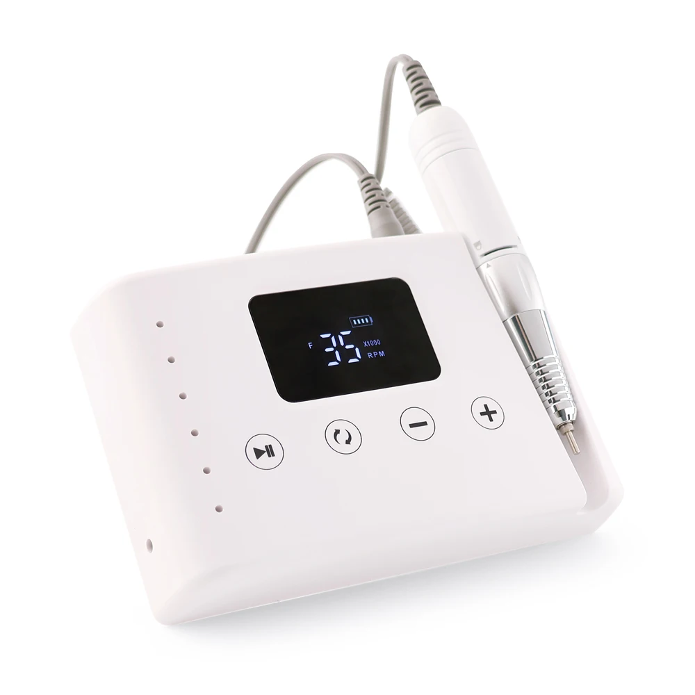 45 ワット高品質 2 で 1 ネイルドリル電気超滑らかなカーボンモーターポリッシュドリリングサンダーネイルマシン用