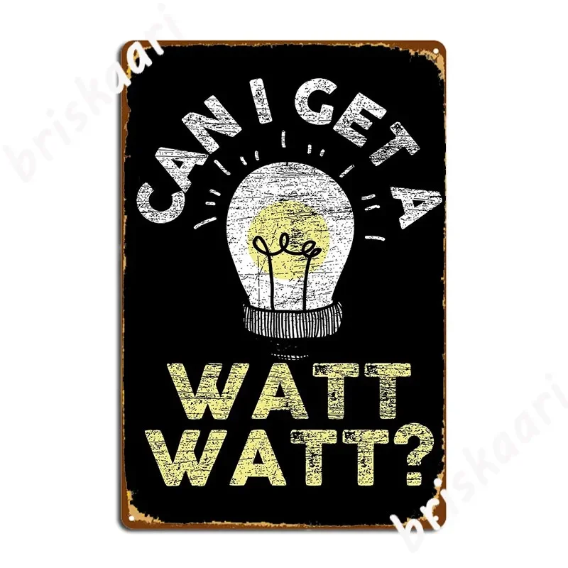 Electrician Lightbulb Metal Sign pub Garage Custom Club Home Mural Painting Tin sign Posters