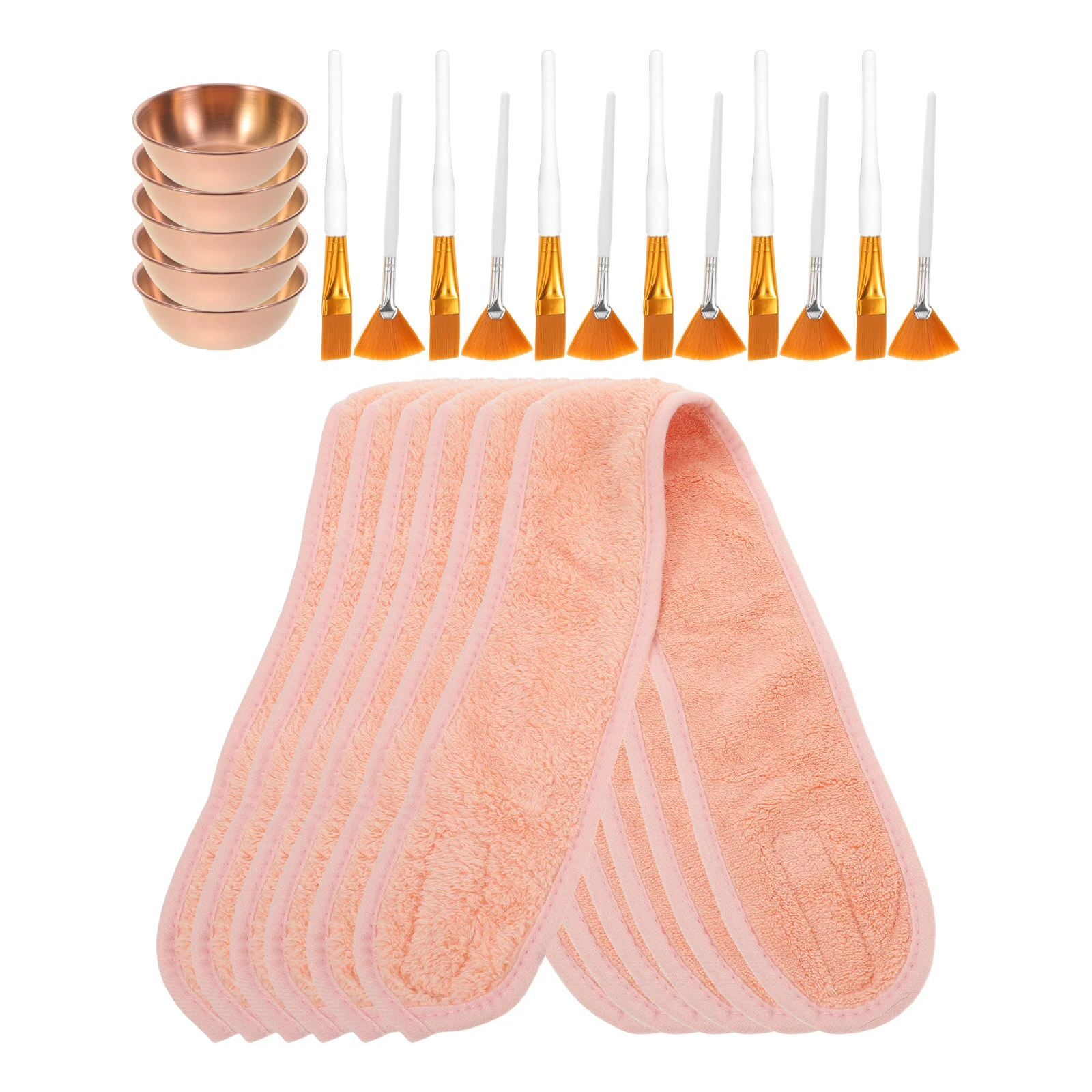 1 مجموعة 1 مجموعة مجموعة العناية بالجمال للنساء طقم أدوات الوجه مع وعاء خلط العناية بالبشرة عقال قناع الوجه قضيب سبا طقم الوجه